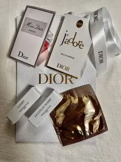 DIOR ディオール　ラッキー他　香水4種セット　アイセラム、洗顔料、リボン