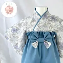 ベビー袴　70 80 お食い初め　ハーフバースデー　誕生日　和装　衣装　着物