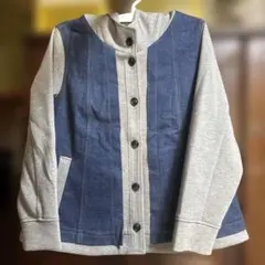 デニムフード付きジャケット Lサイズ