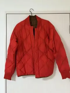 UNIQLO ダウンジャケット 冬　赤　リバーシブル