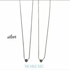 No.06【シルバー】一粒ジルコニアネックレス　ステンレス　卒業式　入学式