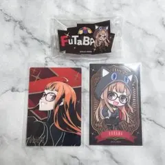 ペルソナ5 アモカフェ 佐倉双葉 ウエハース アクリルネームバッジ クリアカード