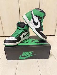 良品】NIKE エアジョーダン4 レトロ BG ロイヤルティ 24cm 黒 金