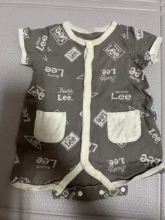 【50~60サイズ】Buddy Lee 総柄半袖ロンパース