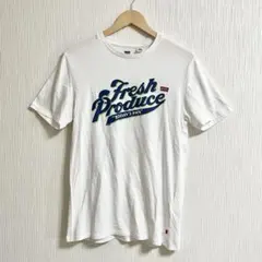 Levi's Fresh Produce ロゴTシャツ ホワイト　オレンジタブのサムネイル