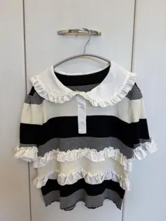 Bibiy.風 JAMIE FRILL DRESS フリルボーダーワンピース - メルカリ