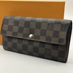 ルイヴィトン 長財布 10枚 ポルトフォイユサラ ダミエ