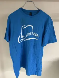 US古着 GILDAN Chris Bergeron Tシャツ M 青