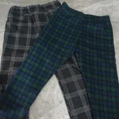 スパッツ 長ズボン 裏起毛 おまとめ 安い チェック柄