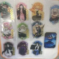 鬼滅の刃 ダイカットクリアステッカーガム