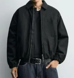 ZARA ワックスフィニッシュデニムジャケットのサムネイル