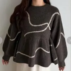 しまむら　yunaさん　レディースニットプルオーバー