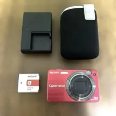 美品・返品保証】SONY Cyber-shot DSC-W170 レッド - メルカリ