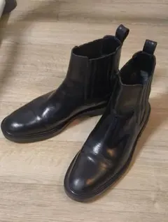 ZARA 本皮ブーツ サイドゴア