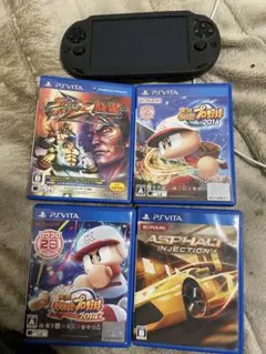 PS Vita本体 + ゲーム4本セット