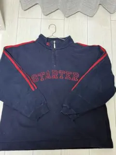 STARTER ジップアップ トレーナー ネイビー