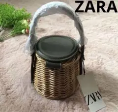 ZARA ザラ　完売品　人気　新品　2way かごバッグ　ショルダー