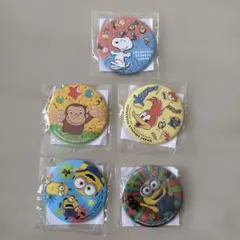 【未開封】ユニバーサル・スタジオ・ジャパン 缶バッジ 5個セット