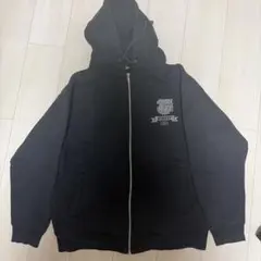 80s STUSSY OLD vintageジップアップパーカー ブラック　M
