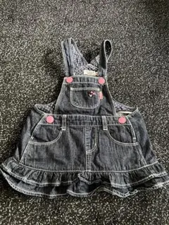 ミキハウス ダブルビー　ジャンパースカート 70〜80サイズ【美品】