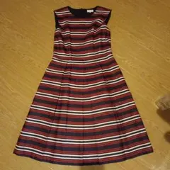 MACKINTOSH PHILOSOPHY ボーダーワンピース 38のサムネイル