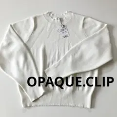 OPAQUE.CLIP セーター　オペークドットクリップ　ニット　春　秋