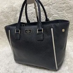 ケイトスペード　ハンドバッグ　トートバッグ　ブラック　レザー
