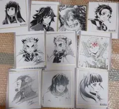 鬼滅の刃　コラボDINING複製ミニ色紙　壱