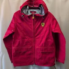 Ferrari フード付きジャケット 7-8サイズ 赤