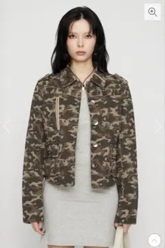 LAGUA GEM CUT OFF MILITARY ジャケット