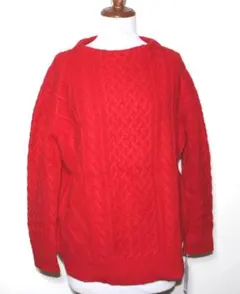 ❤*️様 UNITED ARROWS ケーブルニット セーター 赤 フリーサイズ