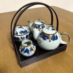 卓上 調味料入れ 4点セット（木製台付）