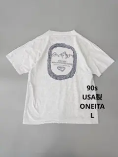 90s USA製 ONEITA 山プリントTシャツ ヴィンテージ古着