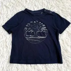 y8831 ティンバーランド ツリーロゴ半袖Tシャツ キッズ80 子供服 濃紺のサムネイル