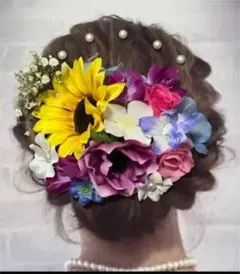 1点のみ髪飾りヘッドドレス結婚式成人式20本セットＮｏ．99-1