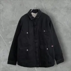 【k8865】希少USA古着ディッキーズダックジャケットブルゾンアウター裏ボア