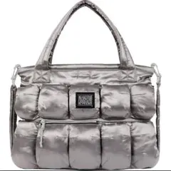 シュプリーム　トートバッグ　シルバー