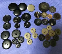 多様なデザインボタン　まとめ売り