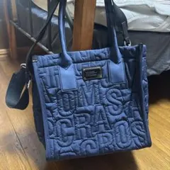 MARC JACOBS キルティング トートバッグ ネイビーのサムネイル