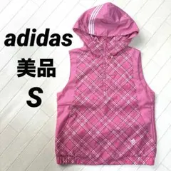 美品！adidas アディダス　ゴルフウェア 中綿 フードジャケット　ベスト
