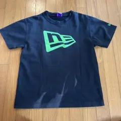 NEW ERA Tシャツ ブラック グリーンロゴ