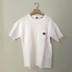 BEN DAVIS ホワイト Tシャツ ポケット付き Lサイズ