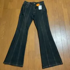 デニムフレアパンツ