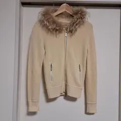 ラシャンブルドインエ　ファー付きニットパーカー