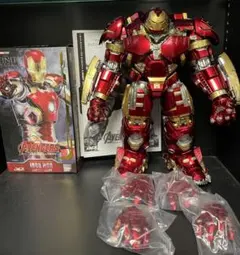N*L様 THREEZERO DLX ハルクバスター アイアンマン マーク43 2体を合わせて迫力のハルクバスターを再現！1/12スケール可動