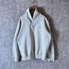 t*d様 TOMMY HILFIGER ショールカラー スウェット XL グレー
