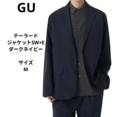 GU テーラードジャケットSW+E ダークネイビー　サイズMのサムネイル