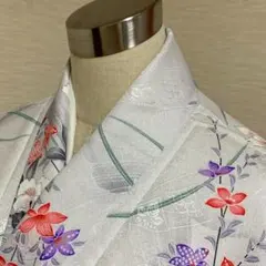 KA2195 洗える着物 小紋 身丈159cm ポリエステル 化繊