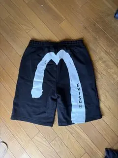 EVISU ネイビー ハーフパンツ エビス evisuスウェットパンツ - メルカリ