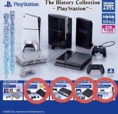 プレイステーション　ガチャガチャ　PlayStation 4種セミコンプリート